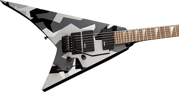 Jackson X Series Rhoads RRX24 Electric Guitar, with Laurel Fingerboard, Winter Camo, USED, Blemished, Action Position Side