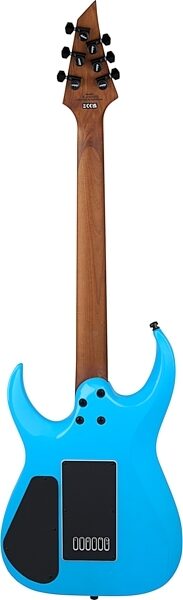 Jackson Pro Sig Misha Mansoor ET6 Electric Guitar, Riviera Blue, Action Position Back