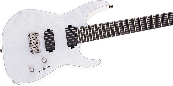 Jackson Pro Soloist SL7A MAH HT Electric Guitar, 7-String, Unicorn White, USED, Blemished, Action Position Back