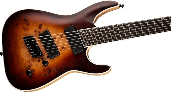 Jackson Concept Series SLAT7P HT MS Electric Guitar, 7-String (with Case), Satin Bourbon Burst, view