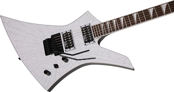 Jackson X Series Kelly KEX Electric Guitar, Laurel Fingerboard, Shattered Mirror, USED, Blemished, Action Position Back