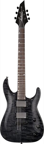 Jackson SLATXMG3-6 Soloist Electric Guitar, Transparent Black