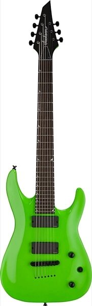 Jackson SLATTXMG3-7 Soloist Electric Guitar (7-String and Rosewood Fingerboard), Slime Green