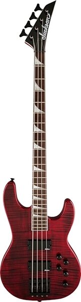 Jackson CBXNT IV Electric Bass, Rosewood, Transparent Red