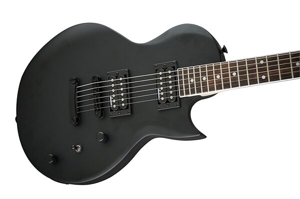 Jackson JS Series Monarkh SC JS22 Electric Guitar, Amaranth Fingerboard, Satin Black Closeup