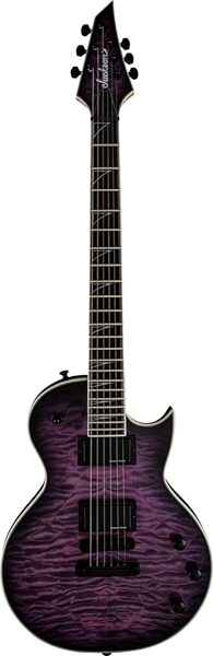 Jackson Pro Series Monarkh SCQ Electric Guitar, Ebony Fingerboard, Transparent Purple
