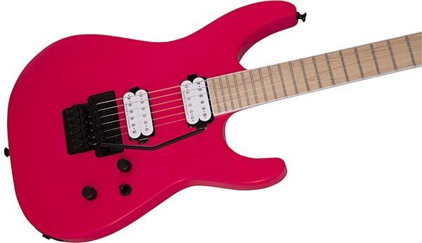 Jackson SL2M Pro Soloist MAH Electric Guitar, with Maple Fingerboard, Magenta, USED, Blemished, Action Position Back