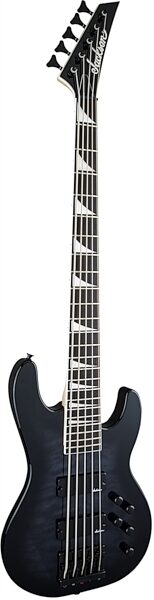 Jackson JS3VQ Quilt Top Concert Electric Bass, 5-String, Side