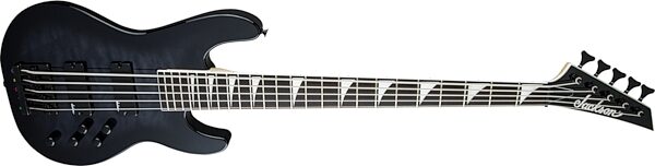 Jackson JS3VQ Quilt Top Concert Electric Bass, 5-String, Action Position Side