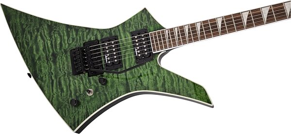 Jackson X Series Kelly KEXQ Electric Guitar, Transparent Green, USED, Scratch and Dent, Action Position Back