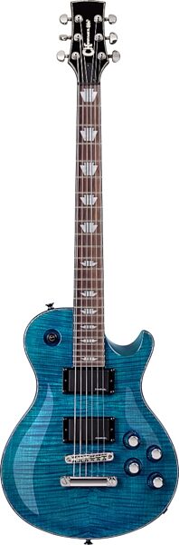 Charvel DS-2 ST Electric Guitar, Transparent Blue