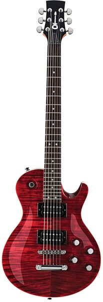 Charvel DS-2 ST Electric Guitar, Transparent Red