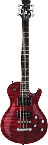 Charvel DS-3 ST Electric Guitar, Transparent Red