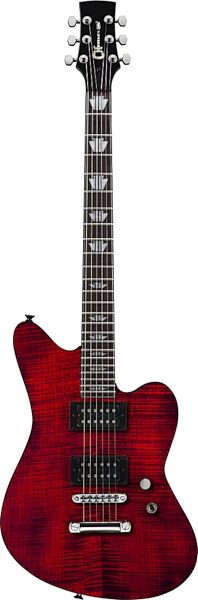 Charvel SK-3 ST Skatekaster Electric Guitar, Transparent Red