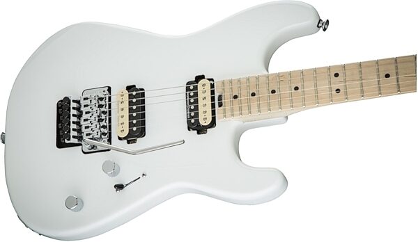Charvel Pro-Mod San Dimas SD1 HH FR Electric Guitar, Snow White Body Closeup