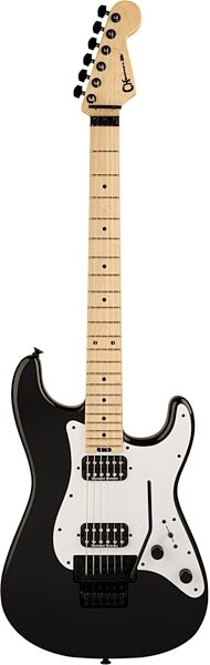 Charvel Pro-Mod So-Cal Style 1 HH FR M Electric Guitar, Maple Fingerboard, Black, Action Position Back