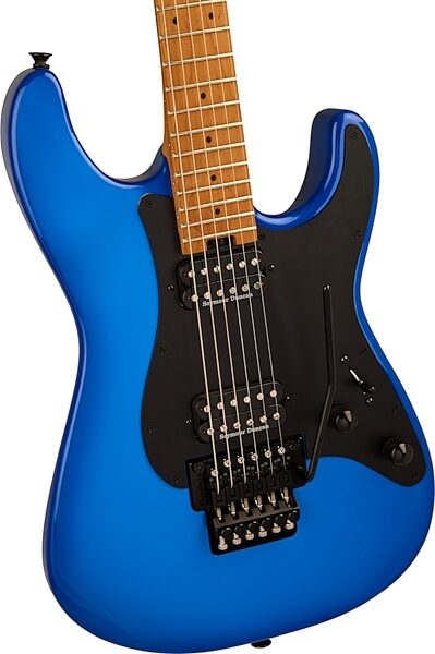 Charvel Pro-Mod So-Cal Style 1 HH FR Electric Guitar, Chameleon Blue Burst, Action Position Back