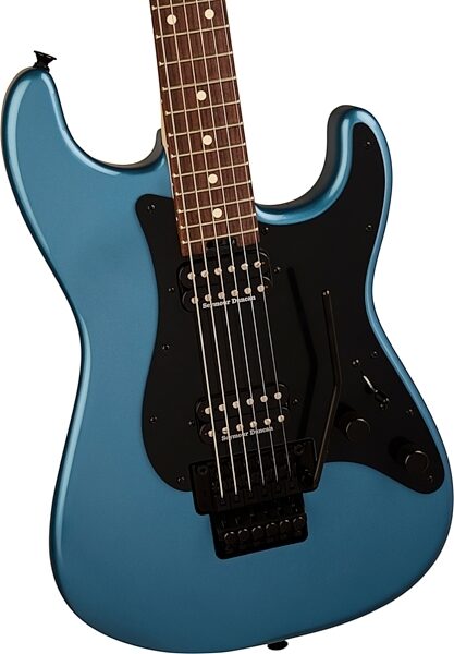 Charvel Pro-Mod So-Cal 1 HH FR Electric Guitar, with Rosewood Fingerboard, Pelham Blue, Action Position Back