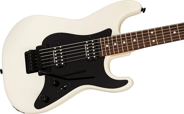 Charvel Pro-Mod So-Cal 1 HH FR Electric Guitar, with Rosewood Fingerboard, Snow White, Action Position Back
