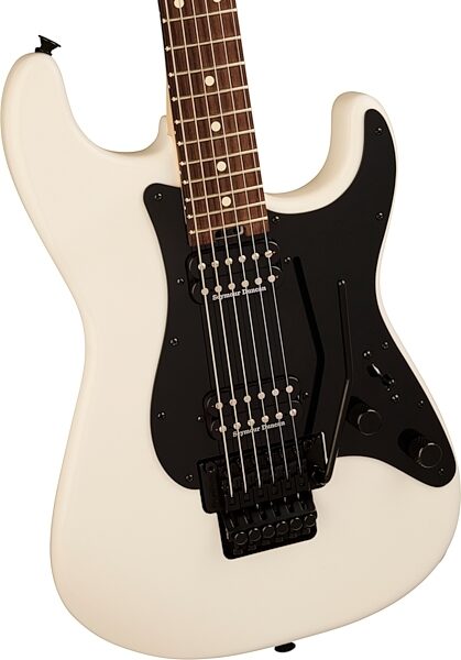 Charvel Pro-Mod So-Cal 1 HH FR Electric Guitar, with Rosewood Fingerboard, Snow White, Action Position Back