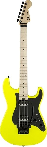 Charvel Pro-Mod So-Cal Style 1 HH FR M Electric Guitar, with Maple Fingerboard, Neon Yellow