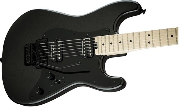 Charvel Pro-Mod So-Cal Style 1 HH FR M Electric Guitar, with Maple Fingerboard, Metallic Black Closeup