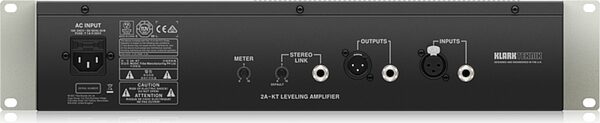 Klark Teknik 2A-KT Classic Leveling Amplifier, Action Position Back
