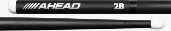 Ahead LT Aluminum Drumsticks, 2B, Pair, Action Position Back