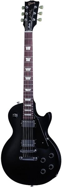 Gibson 2016 Les Paul Studio Faded T Electric Guitar (with Gig Bag), Satin Ebony