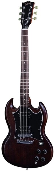 Gibson 2016 SG Faded T Electric Guitar (with Gig Bag), Worn Brown