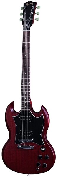 Gibson 2016 SG Faded T Electric Guitar (with Gig Bag), Worn Cherry