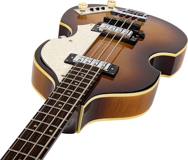 Hofner Ignition Violin Electric Bass, Action Position Front