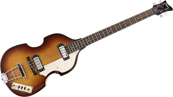 Hofner Ignition Violin Electric Bass, Action Position Front