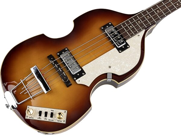 Hofner Ignition Violin Electric Bass, Action Position Front