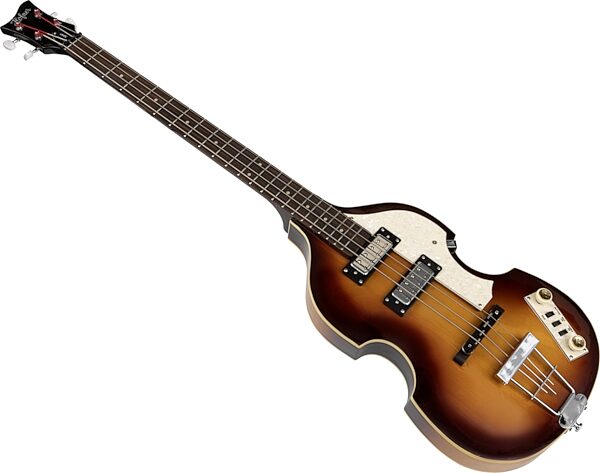 Hofner Ignition Violin Electric Bass, Action Position Front