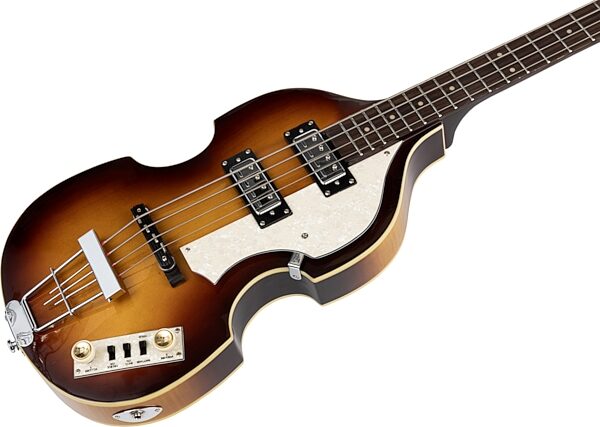 Hofner Ignition Violin Electric Bass, Action Position Front