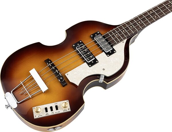 Hofner Ignition Violin Electric Bass, Action Position Front