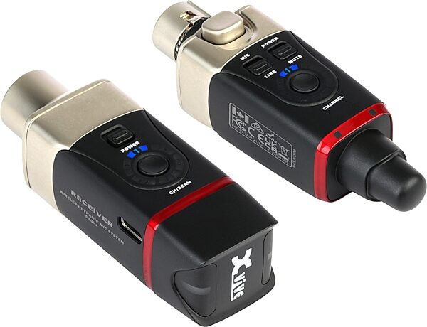 Xvive U35 Digital Plug-On Wireless System for XLR Dynamic Microphones, New, Action Position Back