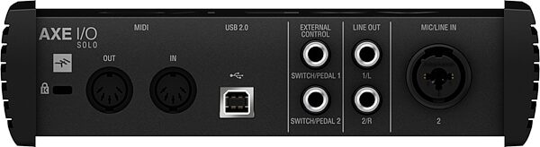 IK Multimedia AXE I/O Solo USB Audio Interface, New, Action Position Back