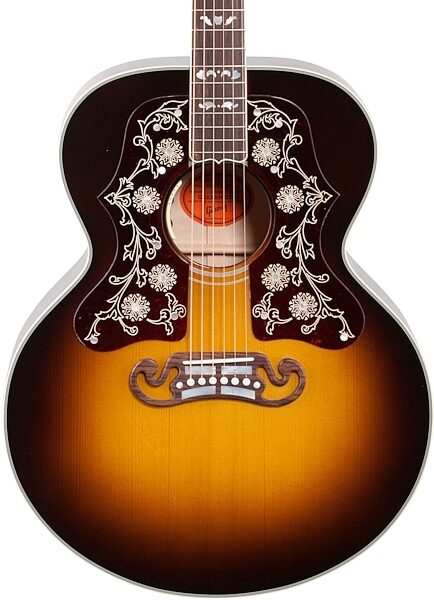 Gibson Limited Edition 2018 Bob Dylan Players SJ-200 Acoustic-Electric Guitar (with Case), Body Straight Front