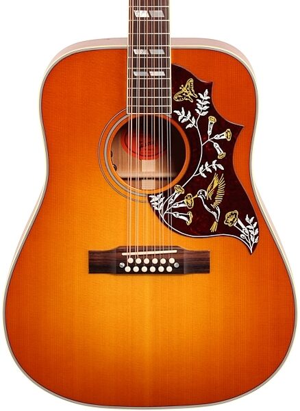 Gibson 2017 Limited Edition Hummingbird Acoustic-Electric Guitar, 12-String, Heritage Cherry Sunburst (with Case), Body Straight Front