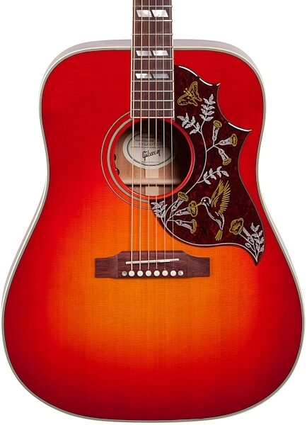 Gibson 2018 Hummingbird Acoustic-Electric Guitar (with Case), Body Straight Front