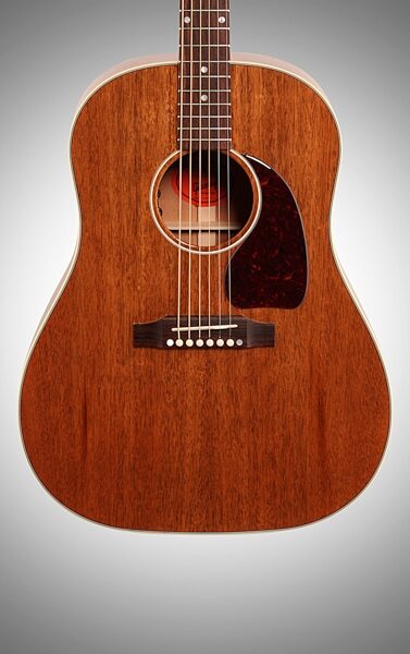 Gibson Limited Edition J-45 Genuine Mahogany Acoustic-Electric Guitar (with Case), Body Straight Front