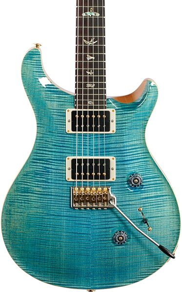 PRS Paul Reed Smith Wood Library CU24 10-Top Electric Guitar, with Cocobolo Fingerboard (with Case), Body Straight Front