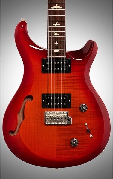 PRS Paul Reed Smith S2 Custom 22 Semi-Hollowbody Electric Guitar (with Gig Bag), View--Body Straight Front