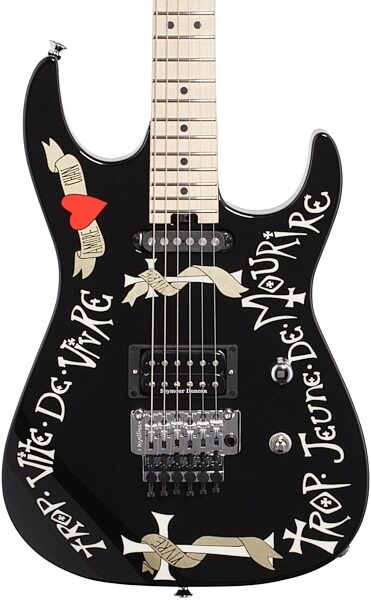 Charvel Warren DeMartini USA Signature Frenchie Electric Guitar (with Case), Body Straight Front