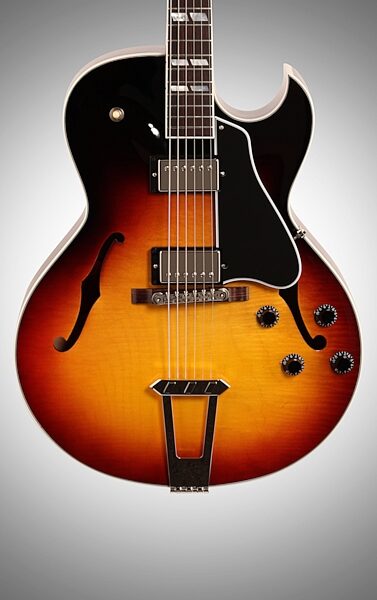 Gibson 2016 ES-175 Figured Top Electric Guitar (with Case), Body Straight Front