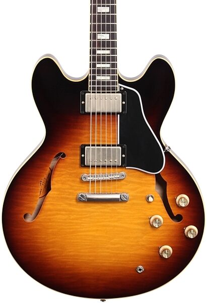 Gibson 2016 Memphis 1963 ES-335TDN Hand Selected Electric Guitar (with Case), Body Straight Front