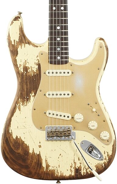 Fender Custom Shop Big Head Super Heavy Relic Stratocaster Electric Guitar (with Case), Body Straight Front