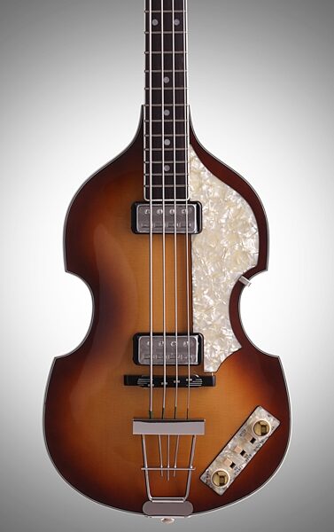 Hofner 5001 Vintage '64 Electric Bass with Case, Body Straight Front